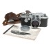 IIIF self timer Leica Camera Red dial Summicron 2/50 mm lens case manual