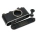 Leica I C Rangefinder camera black paint heavy patina #64507 cap