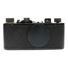 Leica I C Rangefinder camera black paint heavy patina #64507 cap