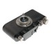 Leica II D Black paint 35mm film camera Elmar Nickle lens 3.5/50