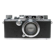 Leica IIIa LTM Leitz film camera Summar f=5cm f2 lens case cap