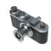 Leica Standard B chrome 5cm Elmar F3.5 case and lens cap