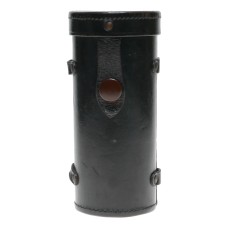 Tall Brown leather Leitz Wetzlar original camera lens container