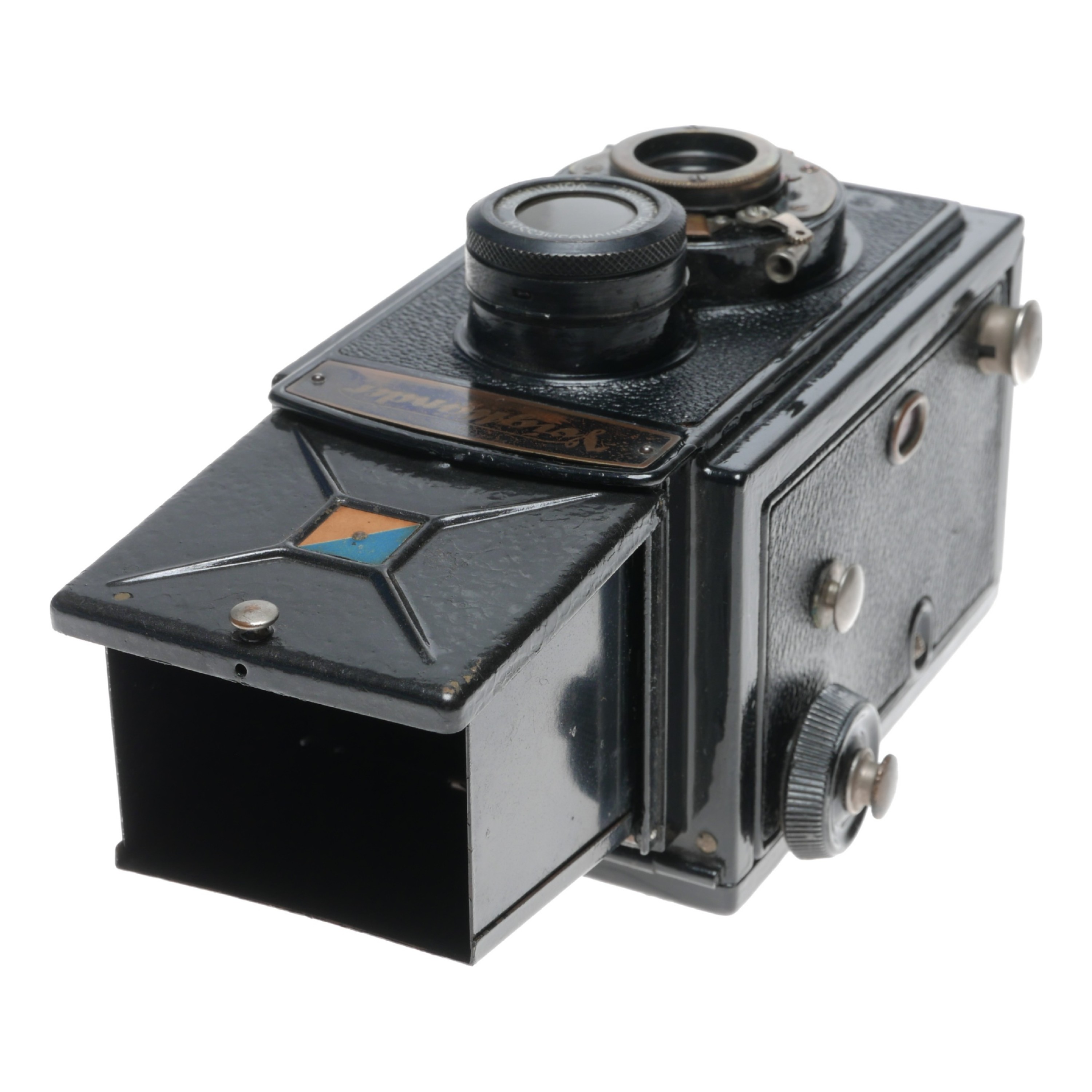 Voigtlander Brillant Metal Body TLR 120 Film Camera Skopar Early Model ...