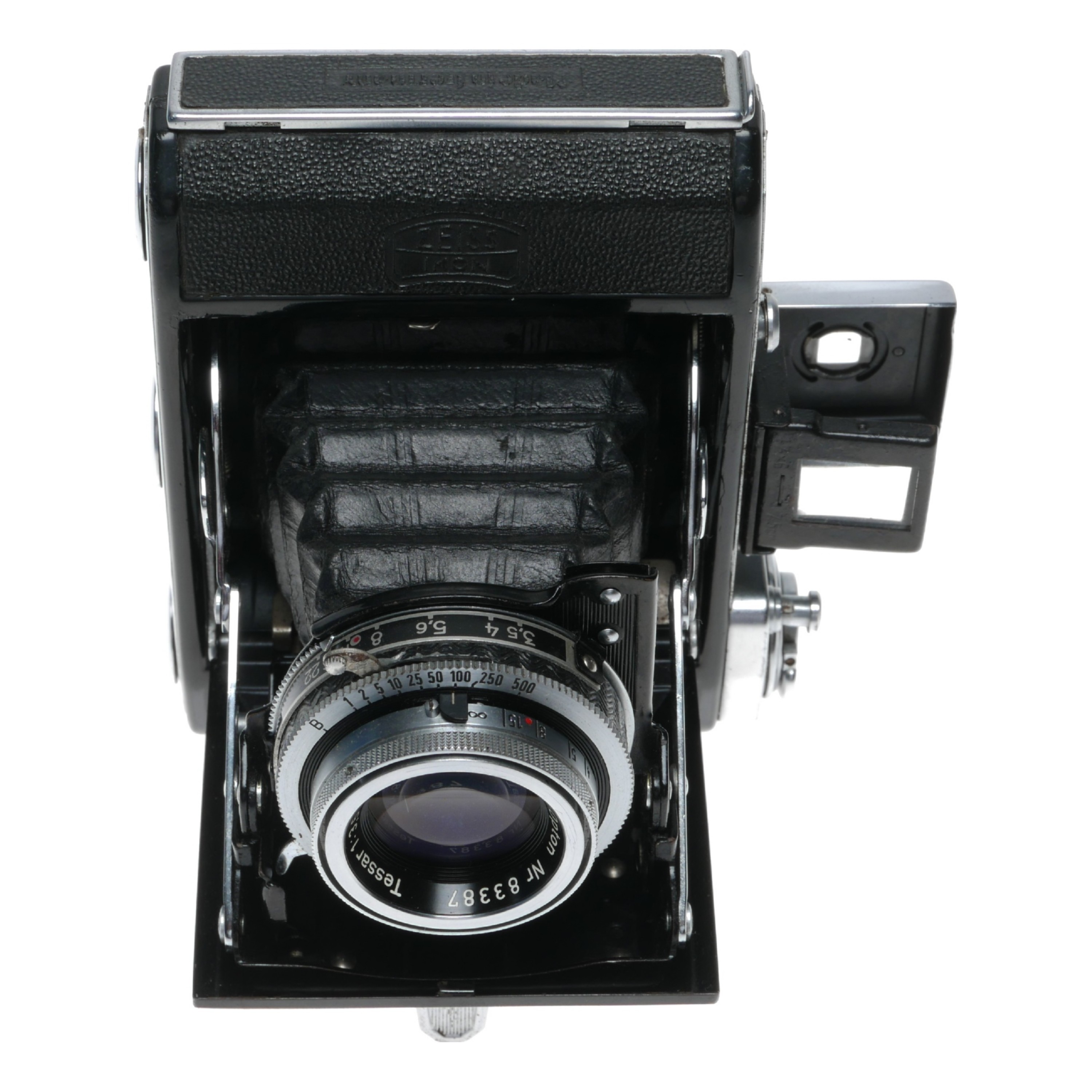 Zeiss Ikon Ikonta A 521 Vertical Folding Camera Opton Tessar 1:3.5 fu003d75mm