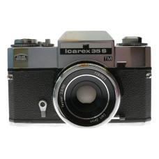 Zeiss Ikon Icarex 35 S TM SLR Film Camera M42 Tessar 2.8/50 in Case