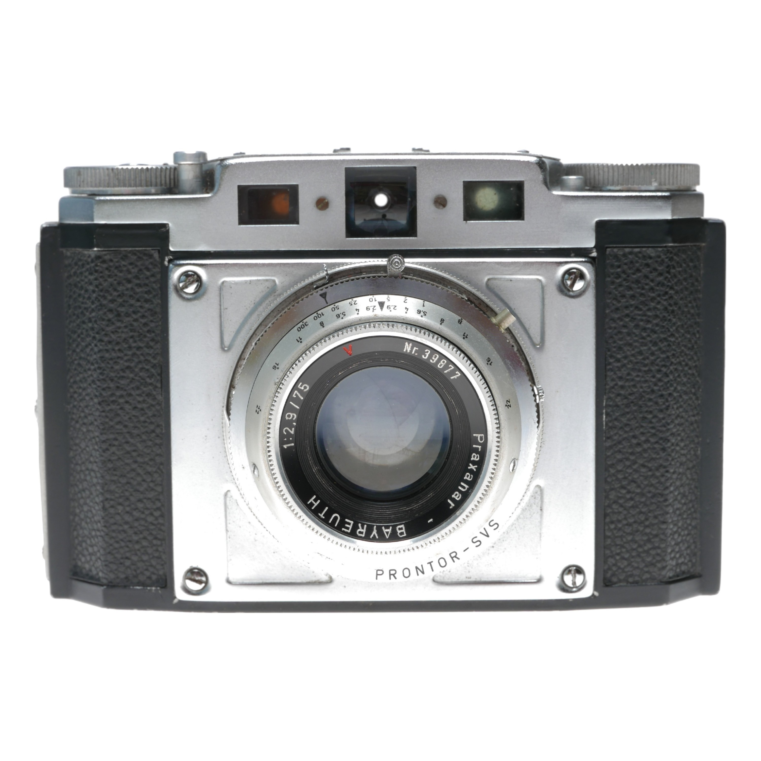 Braun Gloria 6x6 120 Film Rangefinder Camera Praxanar 1:2.9/75