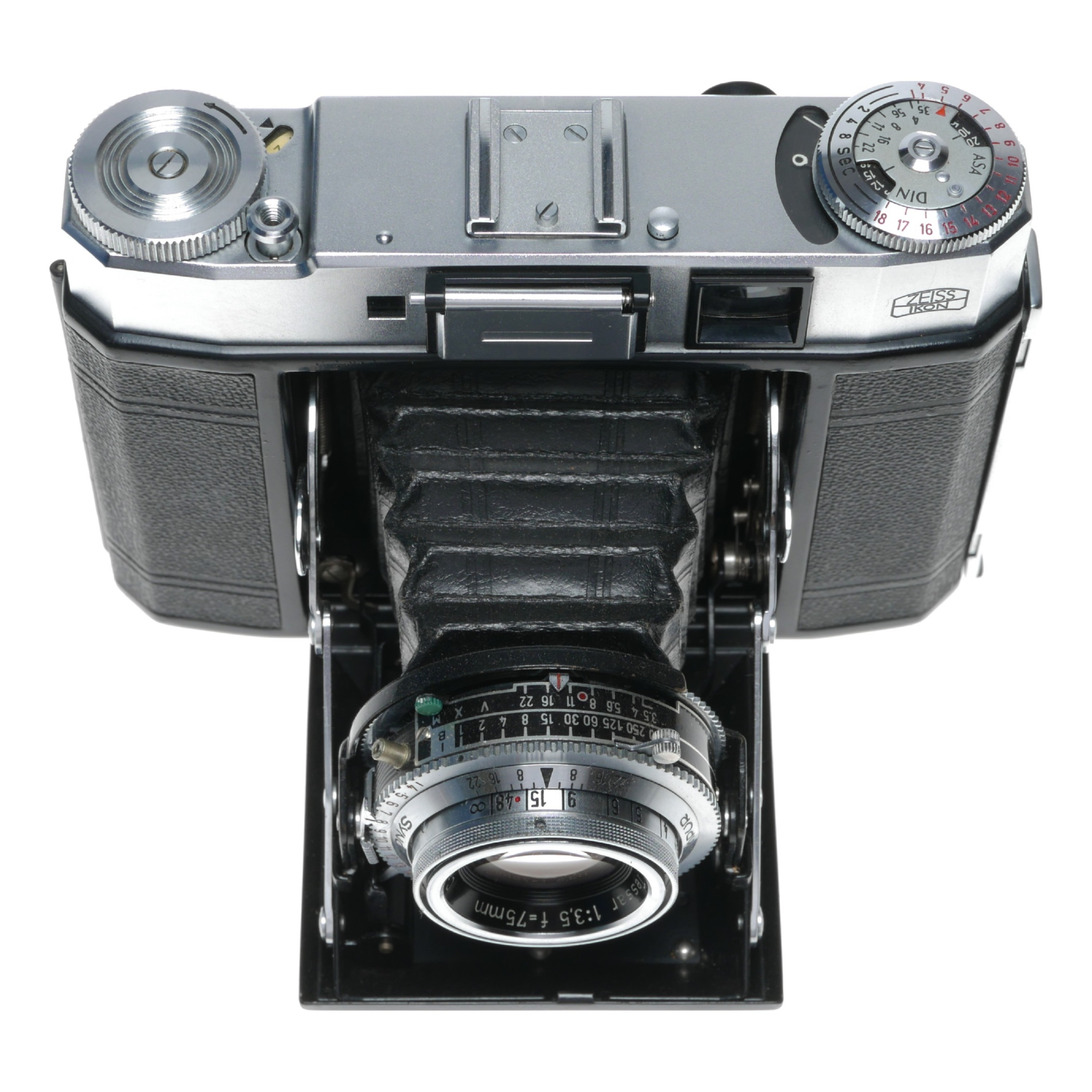 Zeiss Ikon Super Ikonta 534/16 Model IV Folding Camera Tessar 1:3.5 fu003d75mm