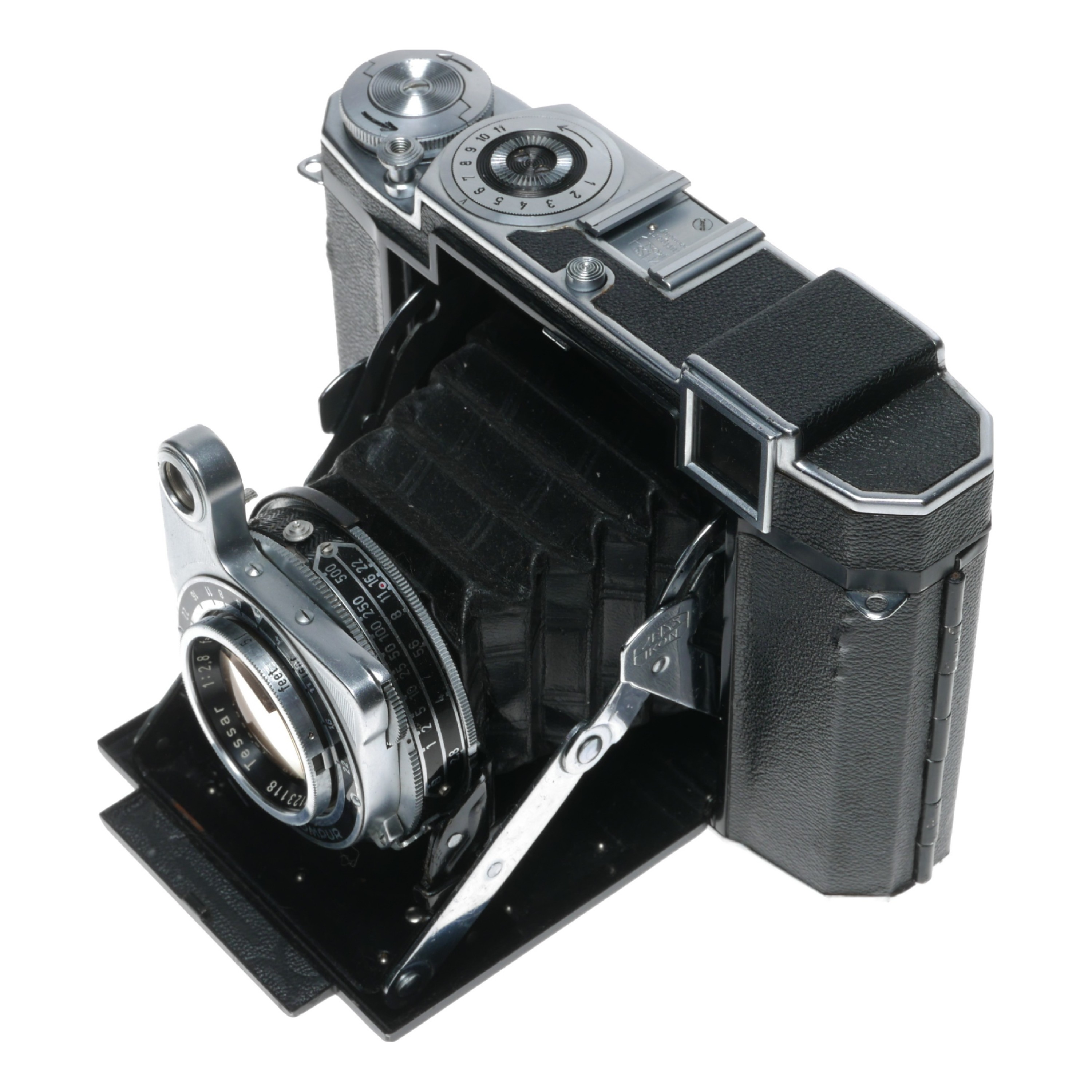 Zeiss Ikon Super Ikonta B 532/16 Postwar Folding Camera Tessar 2.8/80mm