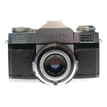 Zeiss Ikon Contaflex Prima 35mm Film SLR Camera Pantar 2.8/45