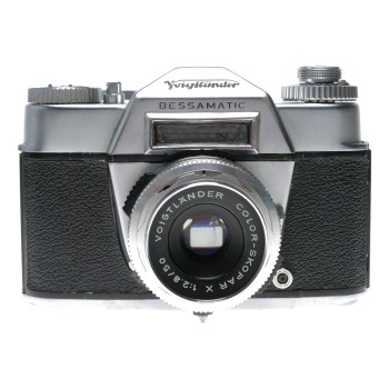 Voigtlander Bessamatic 35mm Film SLR Camera Color-Skopar X 1:2.8/50