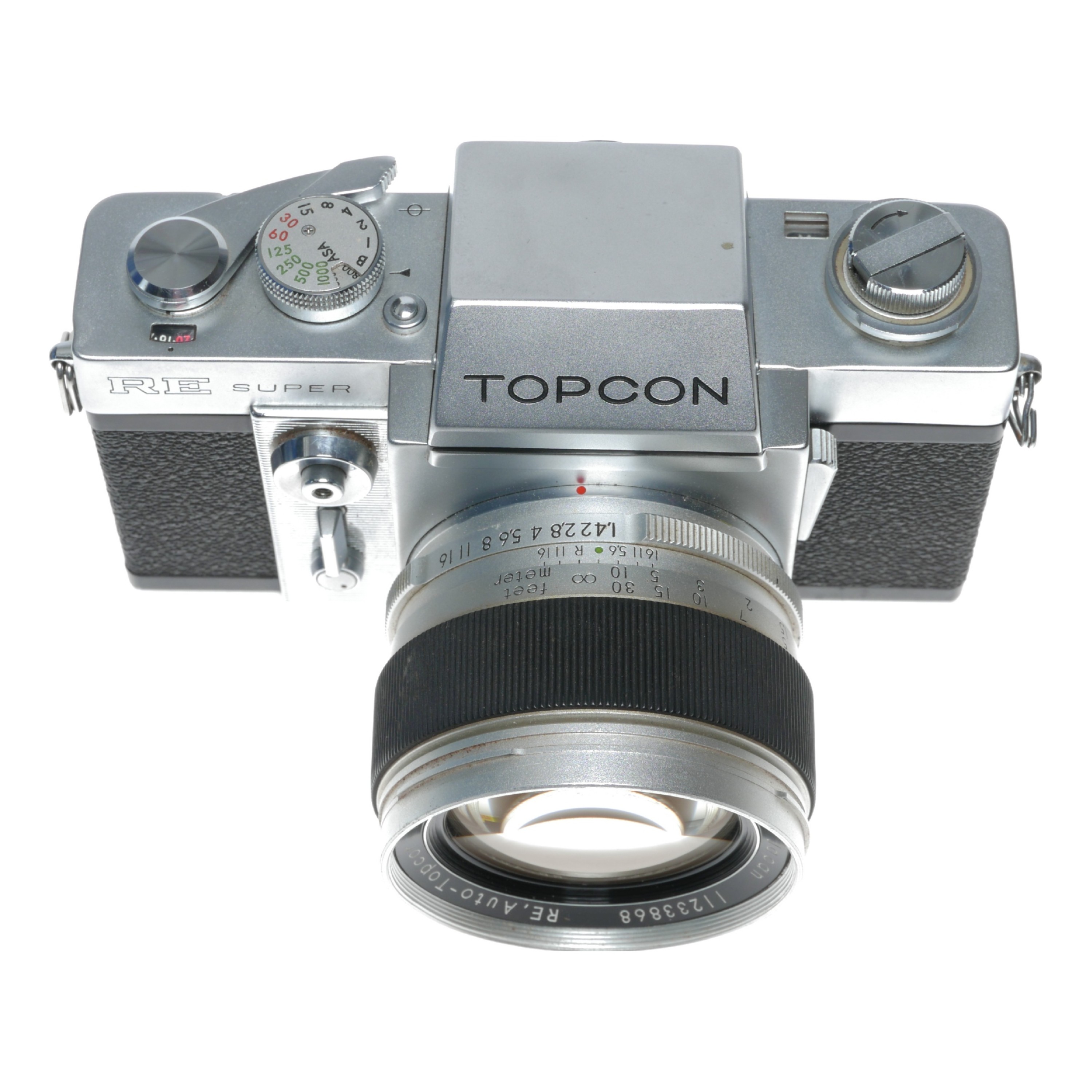Topcon RE Super SLR 35mm Film Camera Auto-Topcor 1:1.4 fu003d58mm