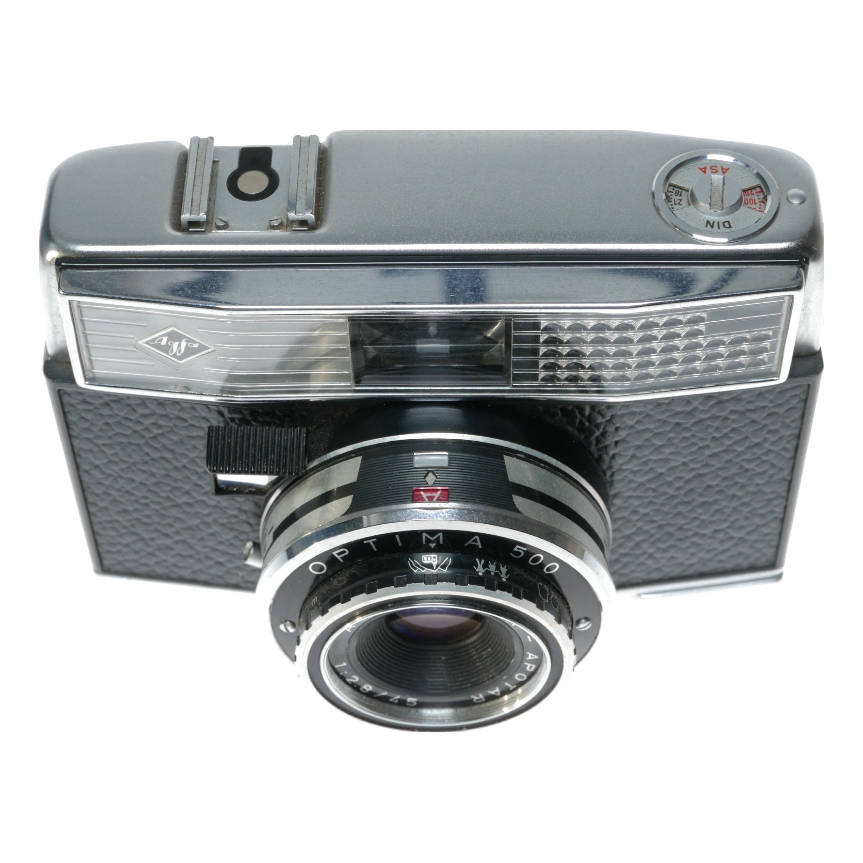 Agfa Agfa Optima 500 35mm Film Camera Color-Apotar 1:2.8/45 Compur 