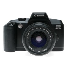 Canon EOS 5000 35mm Film Camera Zoom EF 38-76mm 1:4.5-5.6