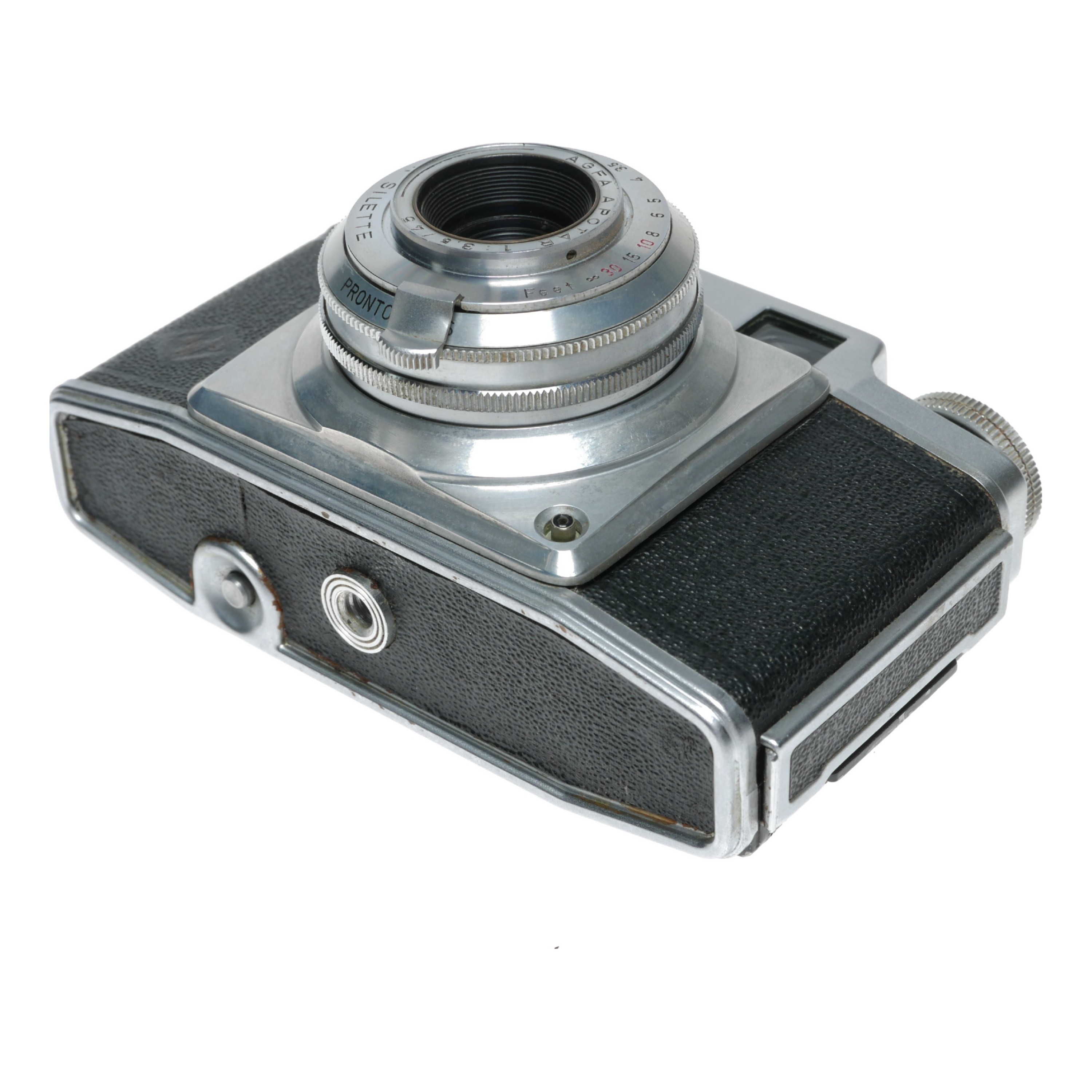 Agfa Agfa Super Silette 35mm Film Rangefinder Camera Apotar 1:3.5/45 For Parts Read 