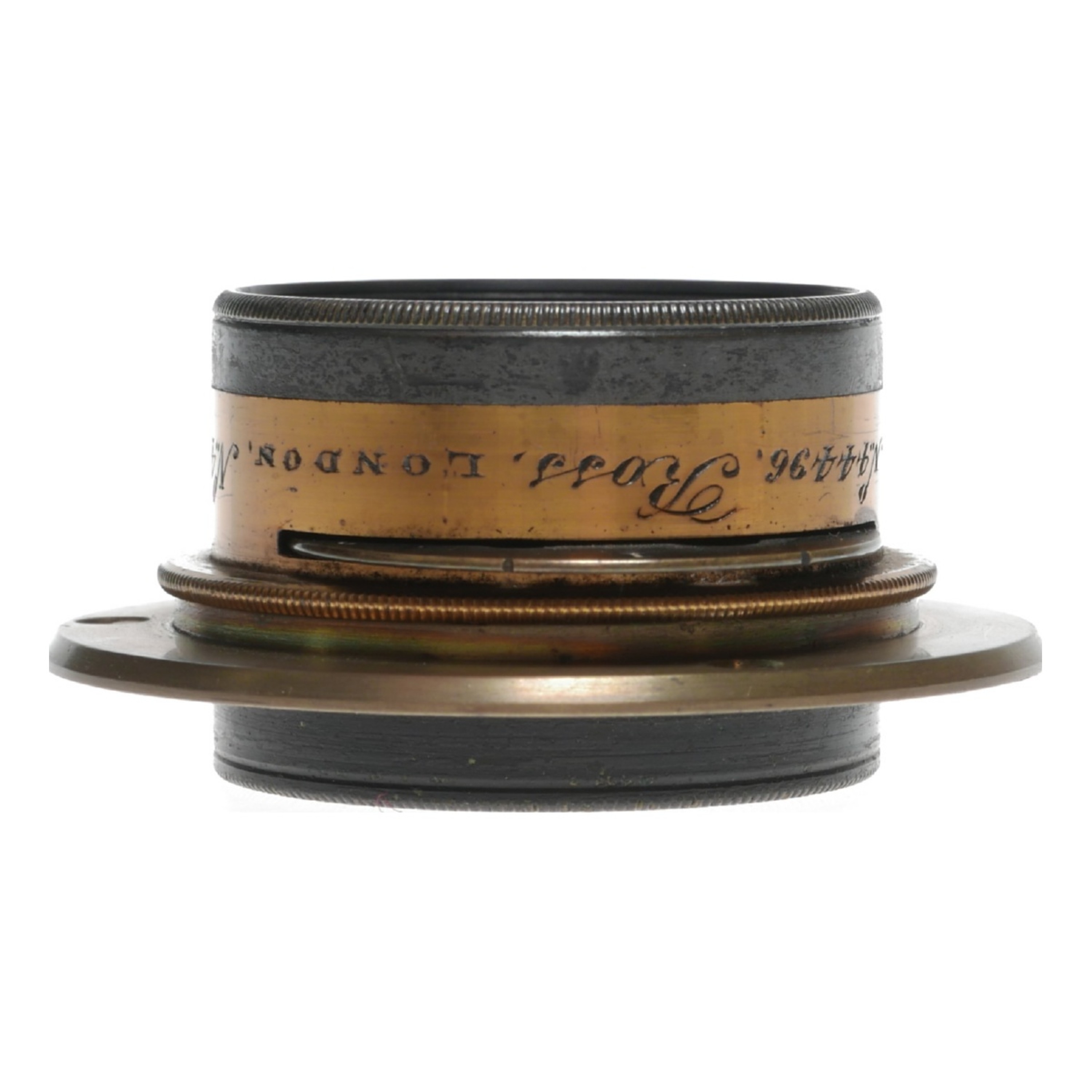 Ross London No.4 Symmetrical 6 In. Wide Angle Brass Camera Lens