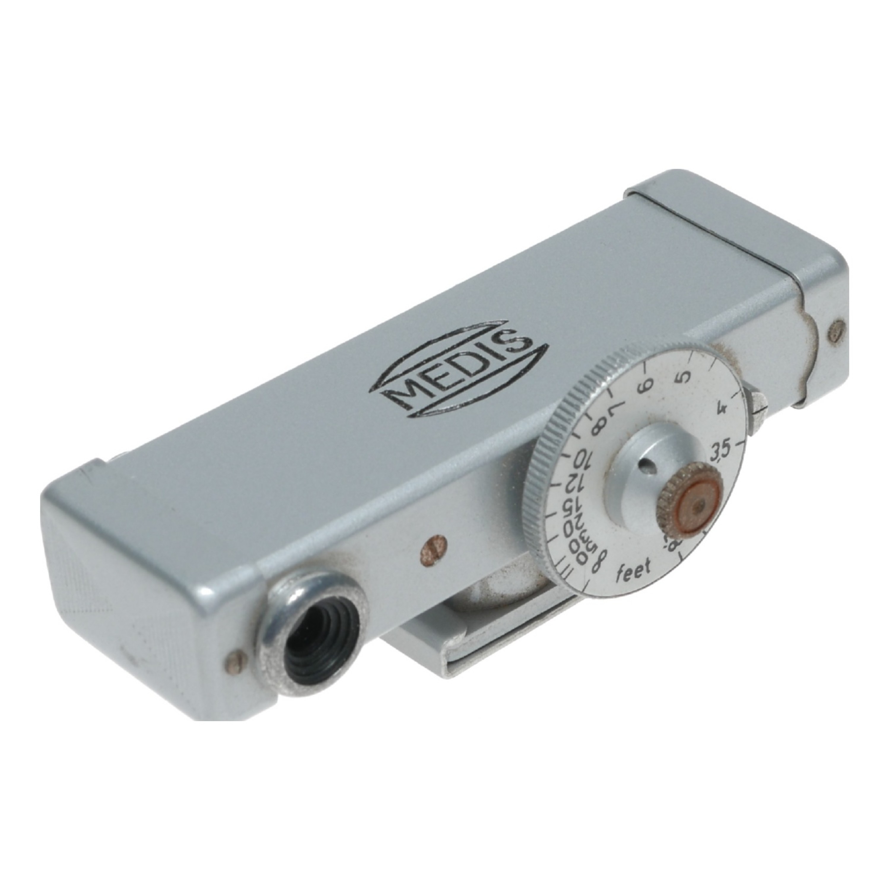 Medis Vintage Auxiliary Cold Shoe Camera Rangefinder Original Box .16 ...