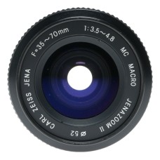 Carl Zeiss Macro JenaZoom II F=35-70mm 1:3.5-4.8 Camera M42 Lens