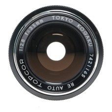 Tokyo Kogaku RE AUTO Topcor 1:2.8 f=35mm Topcon Camera Lens