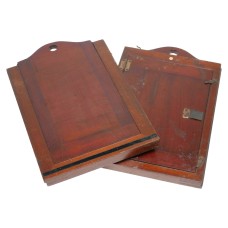 Large Format Antique Wood Stereo Camera Sheet Film Plate Holders
