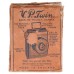 V.P. Twin Vest Pocket Bakelite 127 Rollfilm Camera Walnut Marble Finish