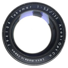 Asahi Super-Takumar 3.5/135mm Pentax Camera Telephoto Lens