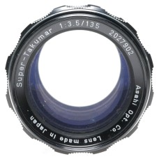 Asahi Super-Takumar 1:3.5/135 Pentax Camera Lens No.2027902