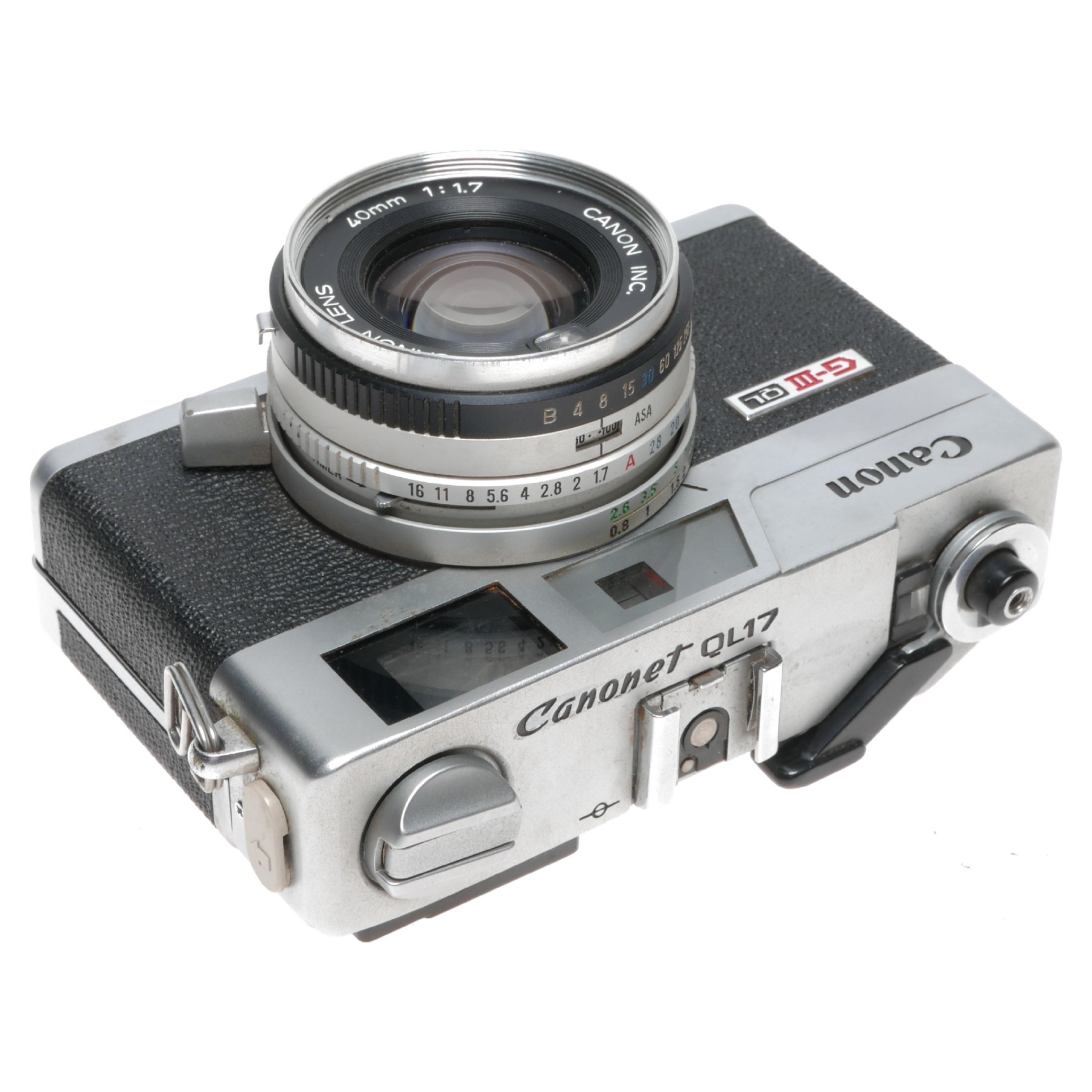 Canon Canonet G-III QL17 Point and Shoot Rangefinder Camera 1.7/40mm ...