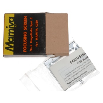 Mamiya C330 Focusing Screen No.3 Rangefinder Spot 6 in Box
