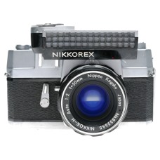 Nikon Nikkorex F Camera Mod.1 Selenium Meter Nikkor-H Auto 2/50 Lens