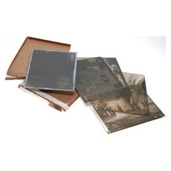 Illingworth's Large Format Photographic Glass Plates Processed Negatives