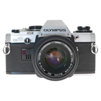 Olympus OM10 35mm Film SLR Camera Auto-S 1.8/50 Lens