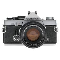 Olympus OM-2 MD 35mm SLR Film Camera F.Zuiko Auto-S 1.8/50