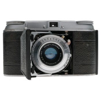 Voigtlander Vito II Folding 35mm Film Camera Color-Skopar 1:3.5/50