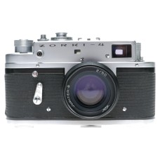 Zorki-4 35mm Film Rangefinder Camera Jupiter-8 2/50 Lens USSR