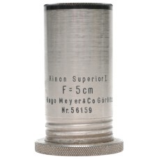 Kinon Superior 1 F=5cm Projector Lens Hugo Meyer Gorlitz