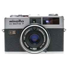 Minolta Hi-Matic F 35mm Film Rangefinder Camera Rokkor 1:2.7 f=38mm