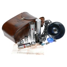 Canon IV Camera Main Flash Unit Model X in Leather Case
