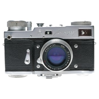 Leningrad 4-Screw 35mm RF Camera Jupiter-8 f2/50mm M39 Leica Mount