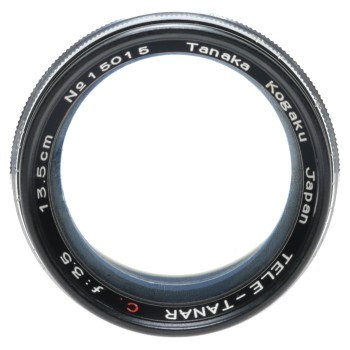 Tanaka Tele-Tanar f:3.5 13.5cm Tanack IV-S Rangefinder Camera Lens M39 LM