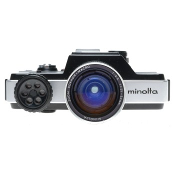 Minolta 110 Zoom Submini SLR Film Camera Rokkor-Macro 1:4.5 f=25-50mm Lens