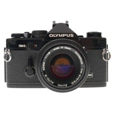Olympus OM-2n MD Black 35mm Film SLR System Camera Auto-S 1.8/50mm