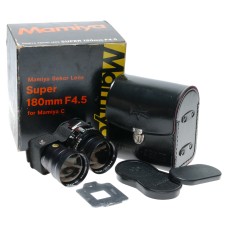 Mamiya C Sekor Super 180mm F4.5 C220 C330 TLR Camera Lens in Box