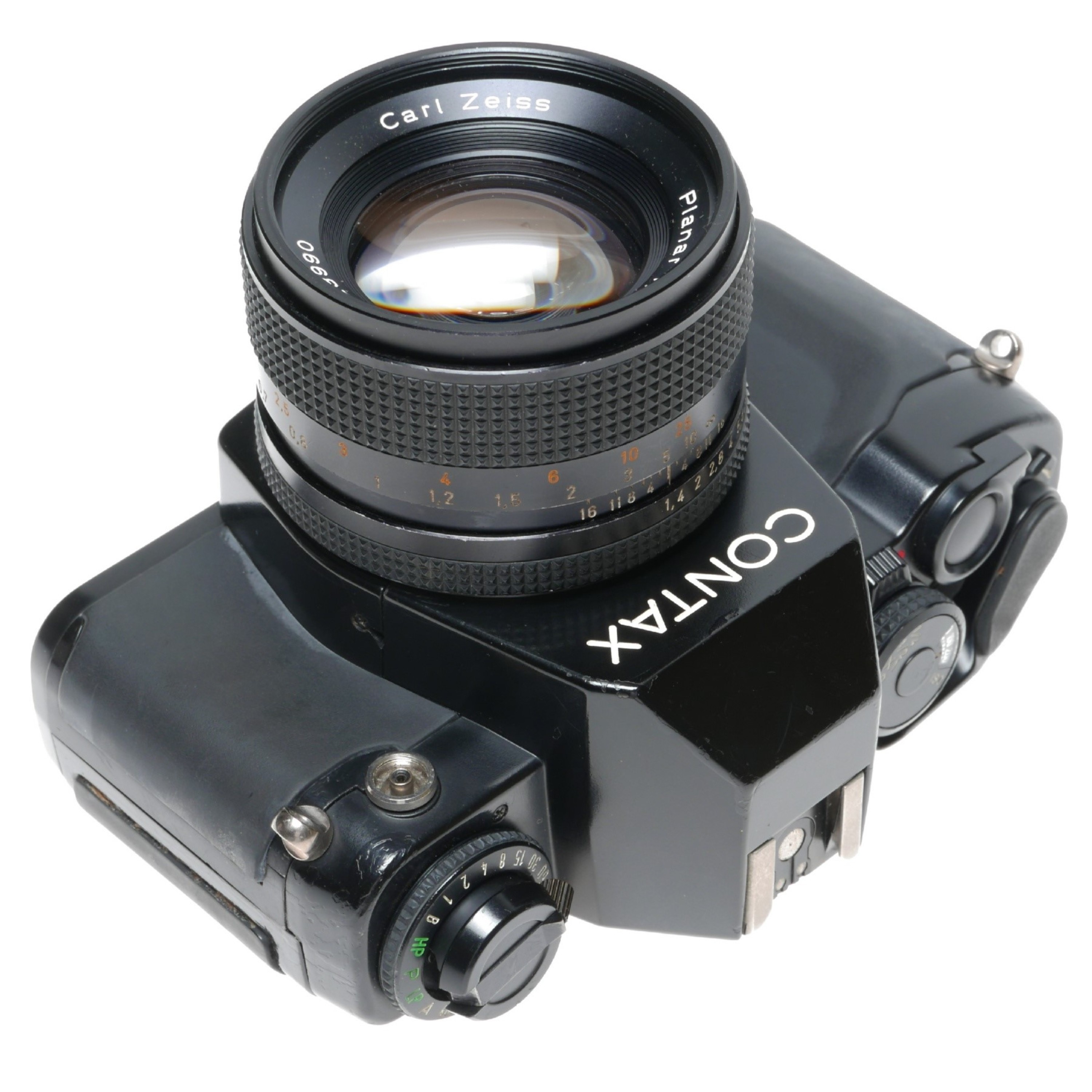 Contax 159MM Zeiss Planar 1.4/50 T PMD Motor Drive W-6 Power Pack