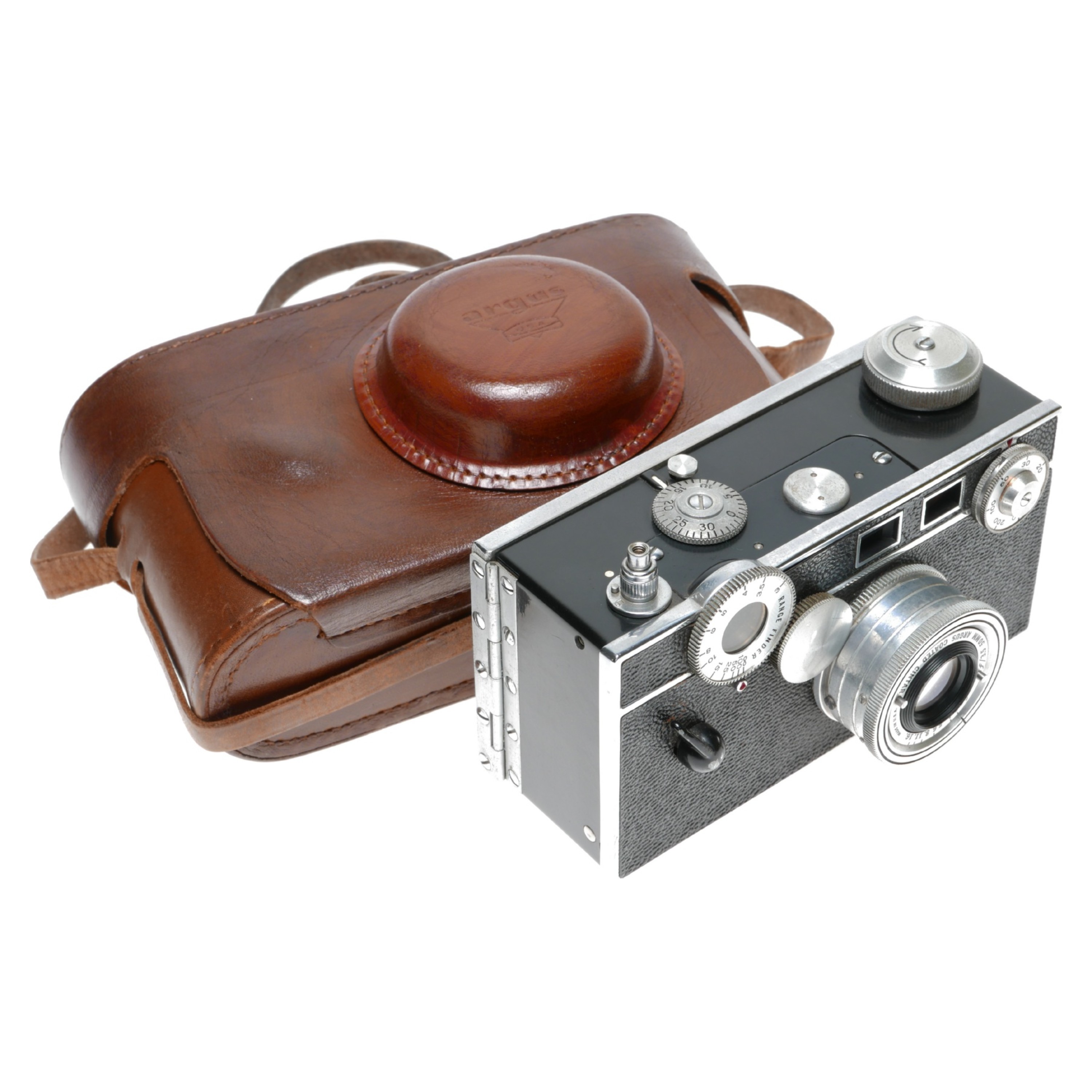 Argus C3 The Brick 35mm Film Rangefinder Camera Cintar f/3.5 50mm