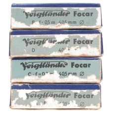 Voigtlander 40.5 Focar A B C D Vitessa T Bessamatic Close-Up Lenses