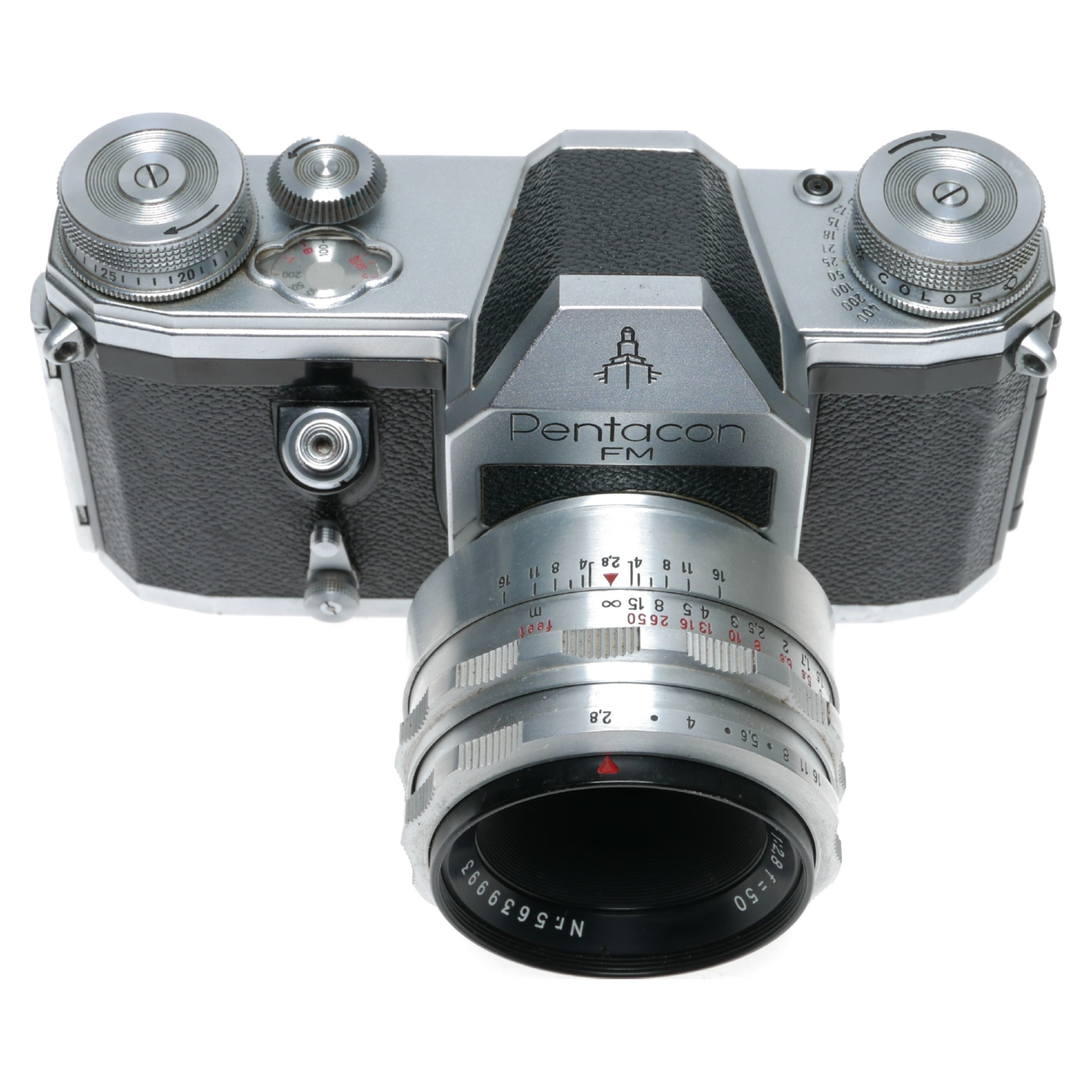 Pentacon FM Zeiss Ikon 35mm SLR Camera Jena Tessar 1:2.8 f