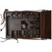 Brown flight case vintage Leitz camera lenses accessories outfit