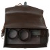Compact retro camera case shoulder slung type fitted leather