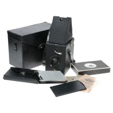 Ihagee Reflex box view vintage camera with film plates